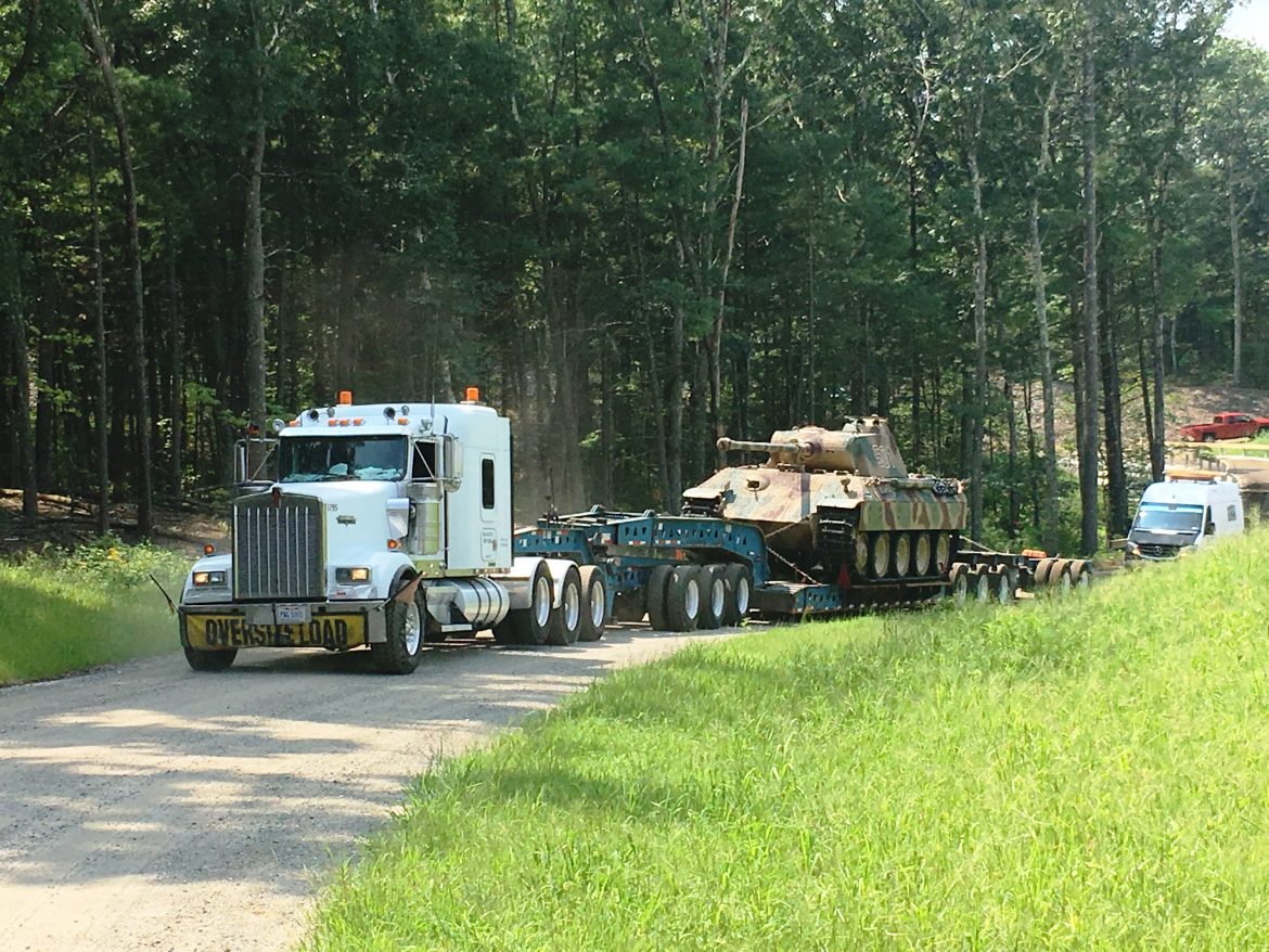heavy haul tank truck us military
