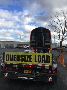 Bayside Heavy Haul of New Orange Red Line Vehicles